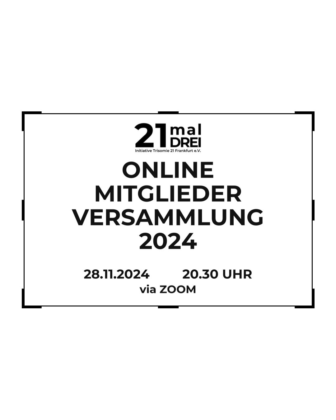 21malDREI Mitgliederversammlung 2024